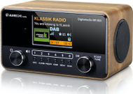 Radio digjitale Albrecht DR 865 Senior, DAB+ FM, 14W, dru e zezë