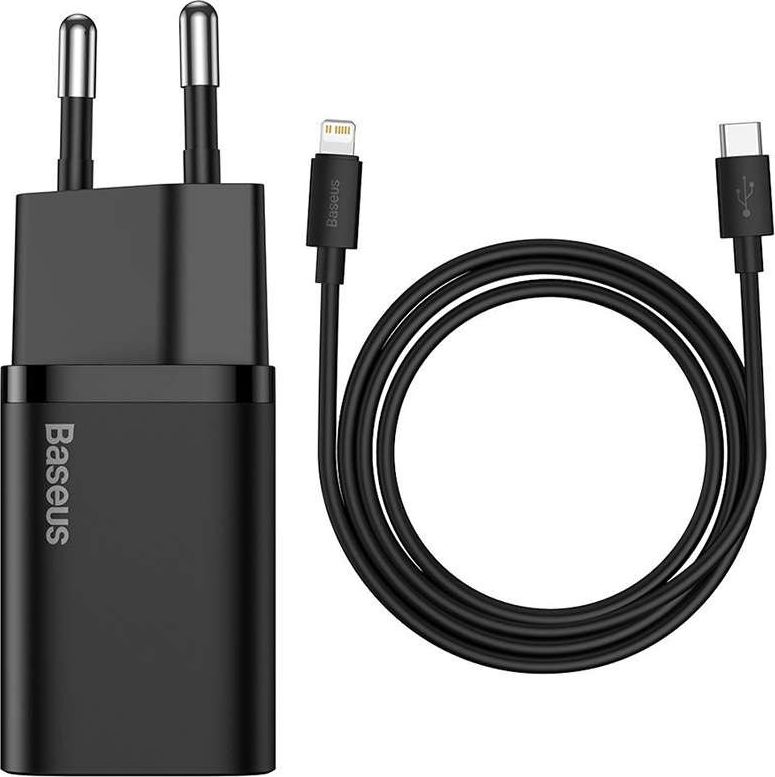 Karikues rrjeti Baseus Super Si TZCCSUP-B01, 1x USB-C, 3A, i zi
