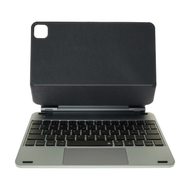 Dviced Magnetic Aluminium Keyboard Case For iPad Air/Pro 11-Inch, US, Dark Grey