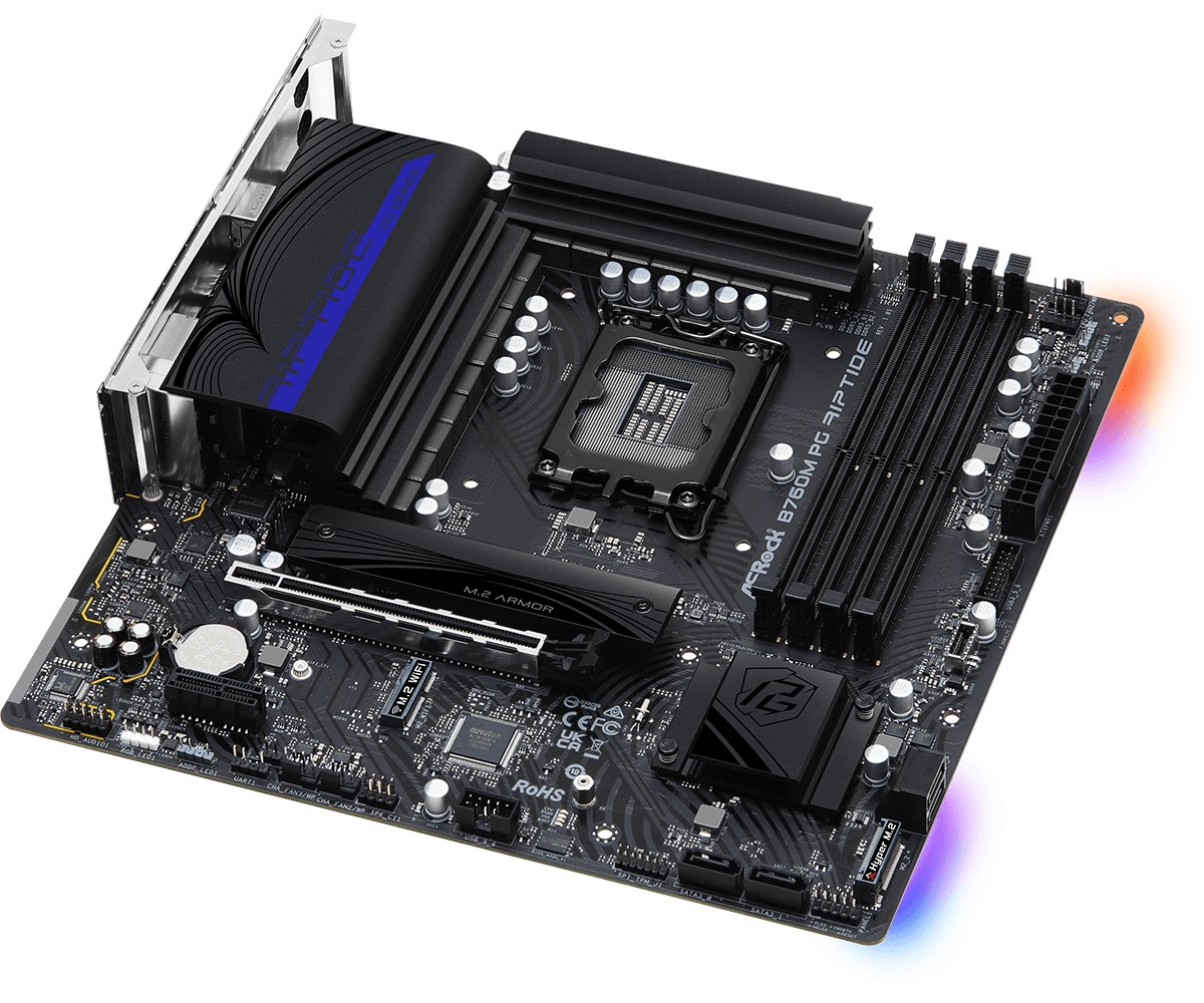 Pllakë amë Asrock B760M PG Riptide Intel B760 LGA 1700 micro ATX