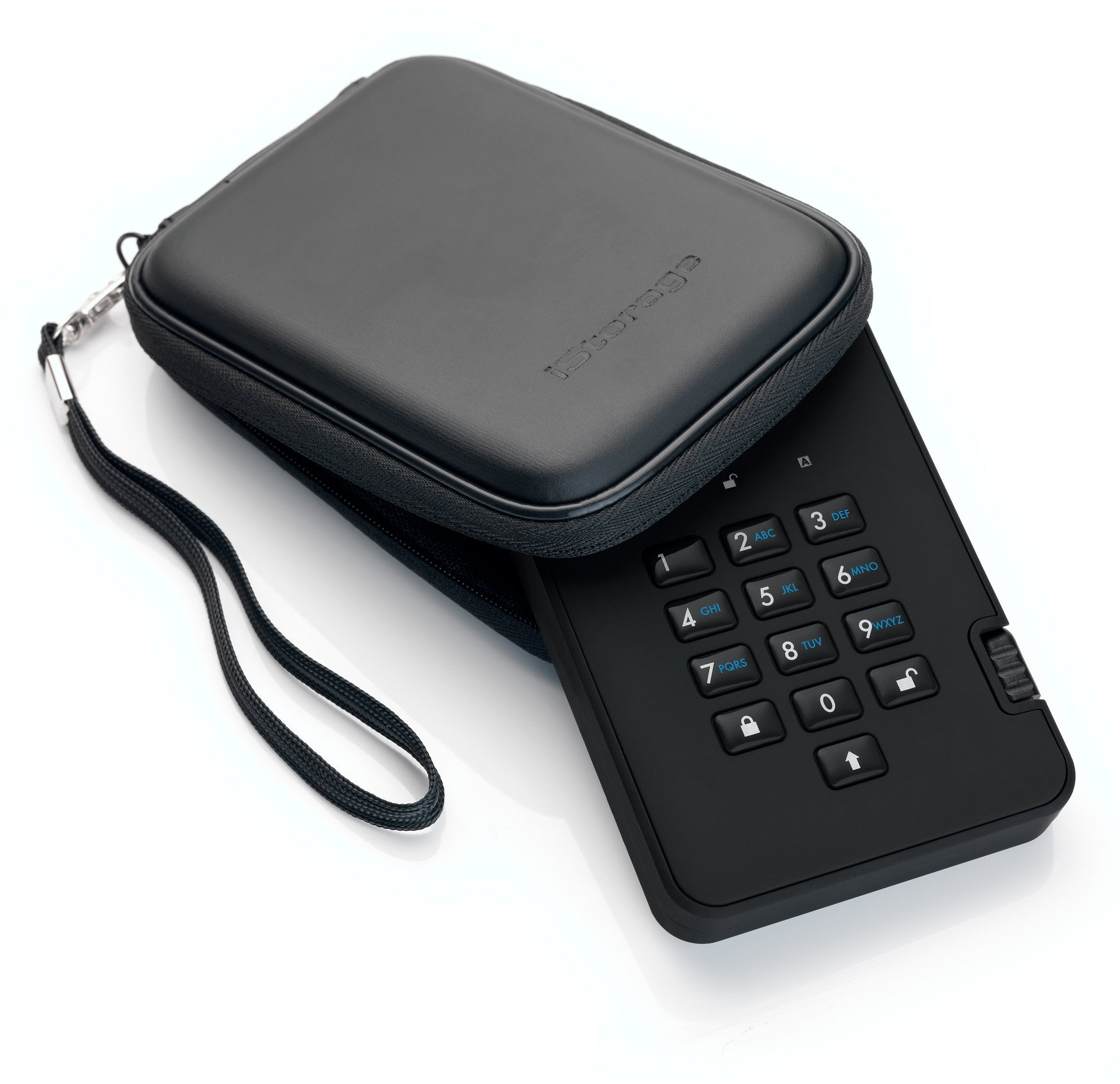 Hard disk i jashtëm iStorage DiskAshur, 4TB, enkriptim hardware AES 256 bit, i zi