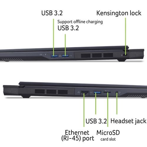 Laptop gaming Acer Predator Helios Neo 16 AI PHN16-73-91XS, 16", Intel Ultra 9, 32GB RAM, 1TB SSD, RTX 5060, i zi