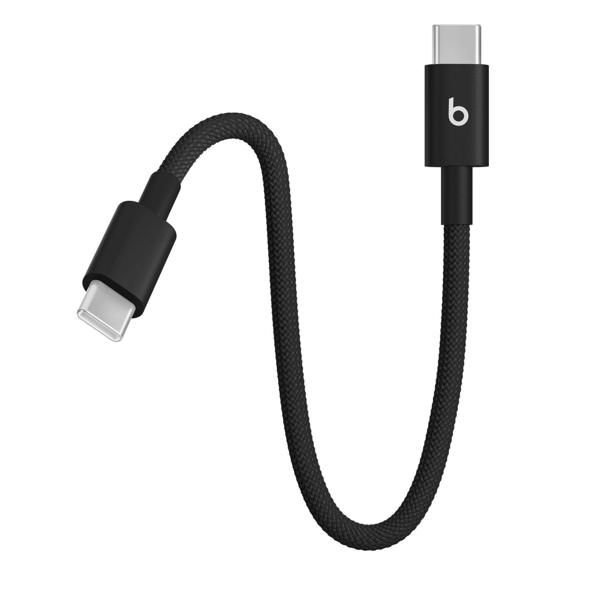 Beats USB-C to USB-C Woven Short Cable (20 cm), Bolt Black