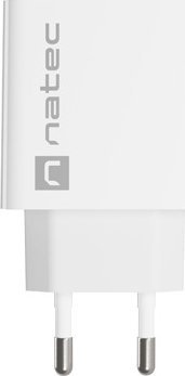 Полнач за мрежа Natec Ribera NUC-2059, 20W, USB-C 3A, бел