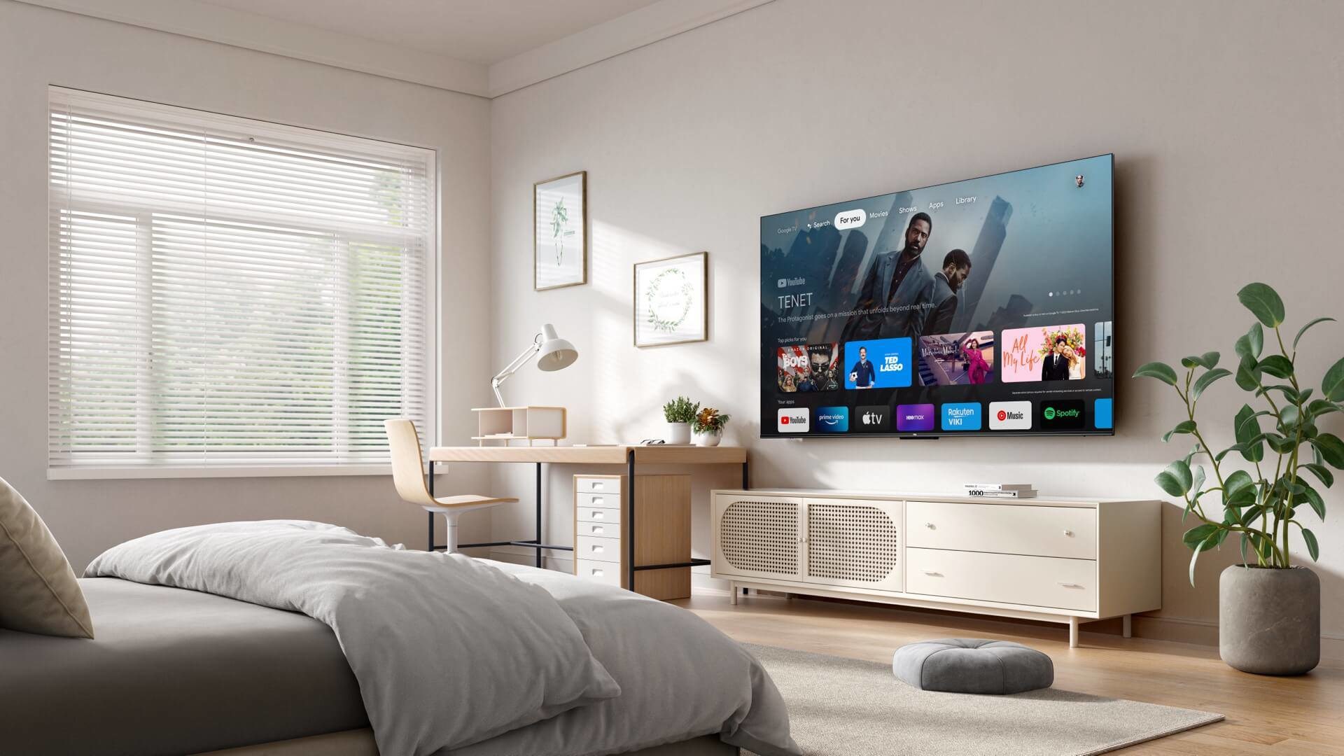 Televizor TCL 43P637, 43", 4K Google TV, i zi