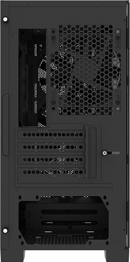 Kuti kompjuterike Montech AIR 100 LITE 2025, MicroATX, xham i temperuar, e zezë