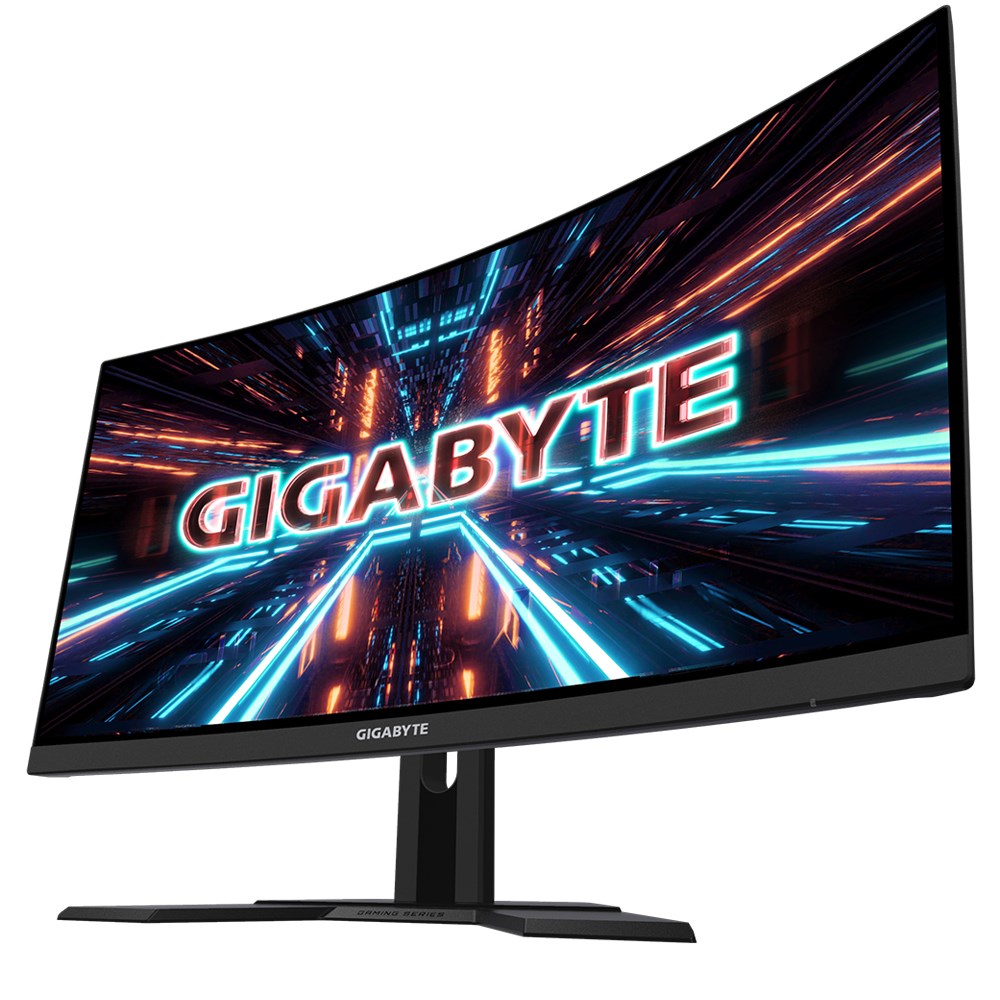 Monitor Gigabyte G27QC A, 27", 2560 x 1440, 2K Ultra HD, 165 Hz, i zi