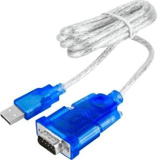 Adapter USB në RS-232 Cabletech KPO3431-1.5, 1.5m, blu
