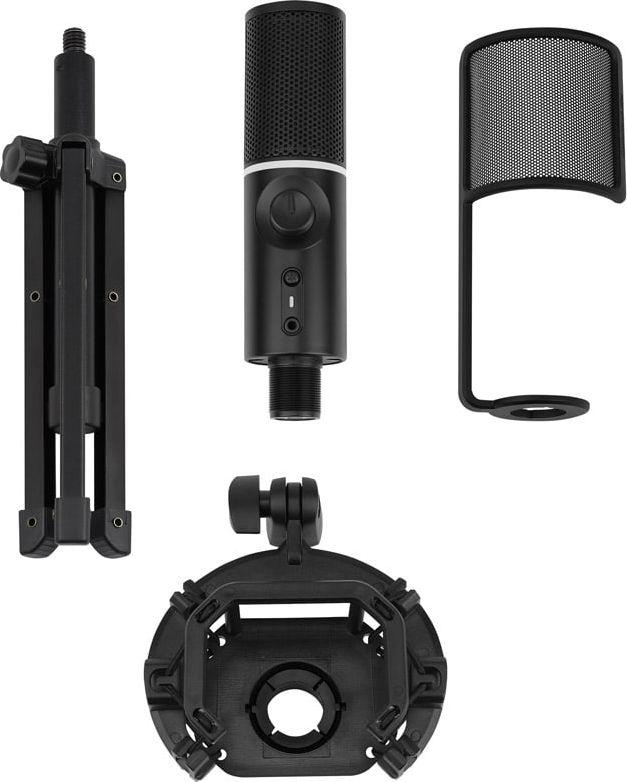 Mikrofon Streamplify MIC RGB, i zi