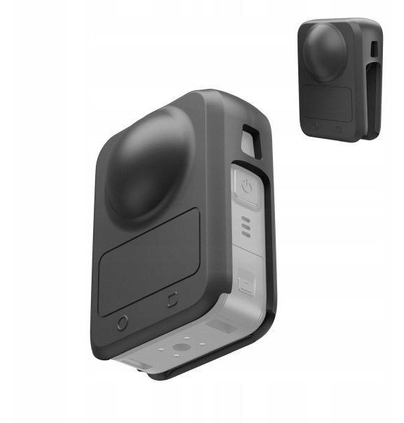 Mbulesë silikoni për kamerë DJI Osmo 360 PULUZ PU789B, mbrojtëse, e zezë