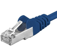 Kabllo Premiumcord, CAT6a, RJ45-RJ45, 10m, e kaltër