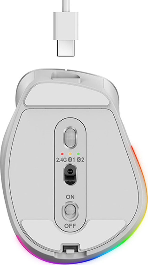 Maus Genius Genius Ergo 9000S Pro, 2400DPI, i bardhë