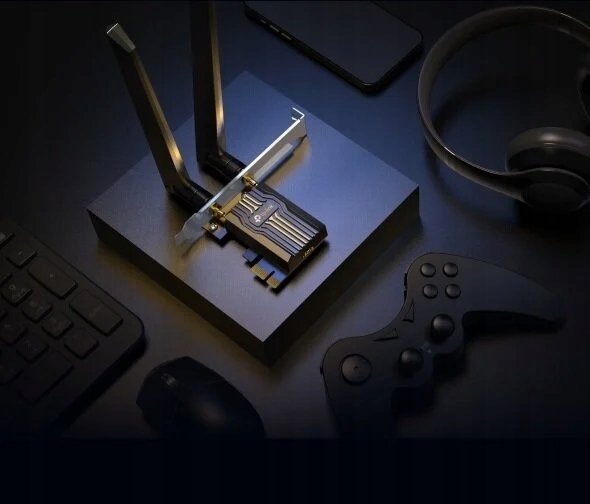 Adapter Wi-Fi TP-Link Archer TBE400E BE6500, PCIe, Wi-Fi 7 dhe Bluetooth 5.4, i zi