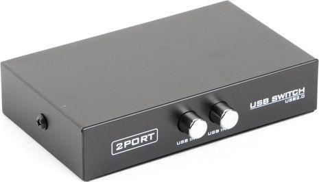 Прекинувач за податоци Gembird USB - Switch, 2: 1, рачно, USB