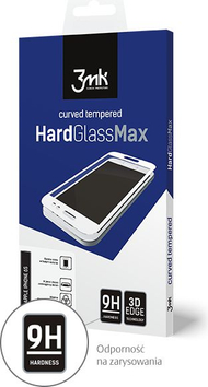 Xham i temperuar 3MK Hard Glass Max për Apple iPhone 6 Plus, i bardhë