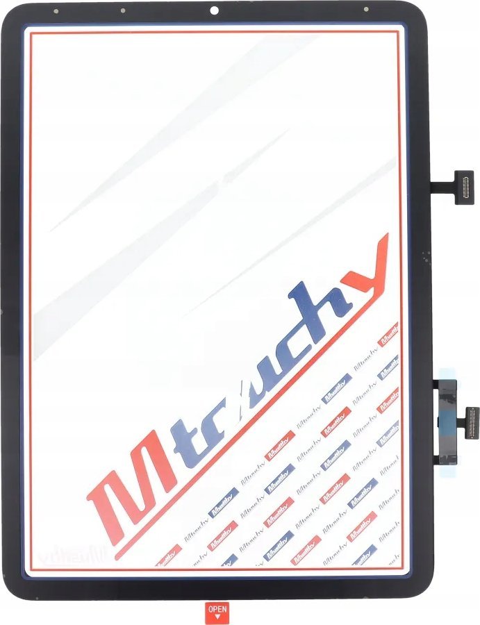 Xham me prekje MUSTTBY për iPad Air 4, me OCA, i zi