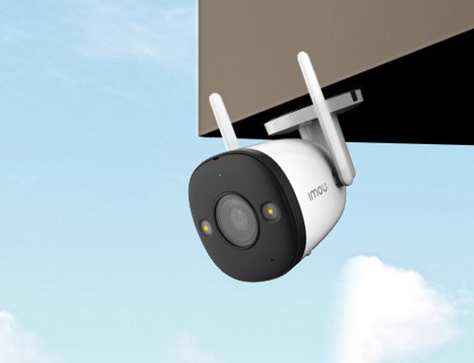 Kamerë sigurie Dahua Bullet 2E, 2 MP, 1920 x 1080, me mikrofon të integruar, e bardhë