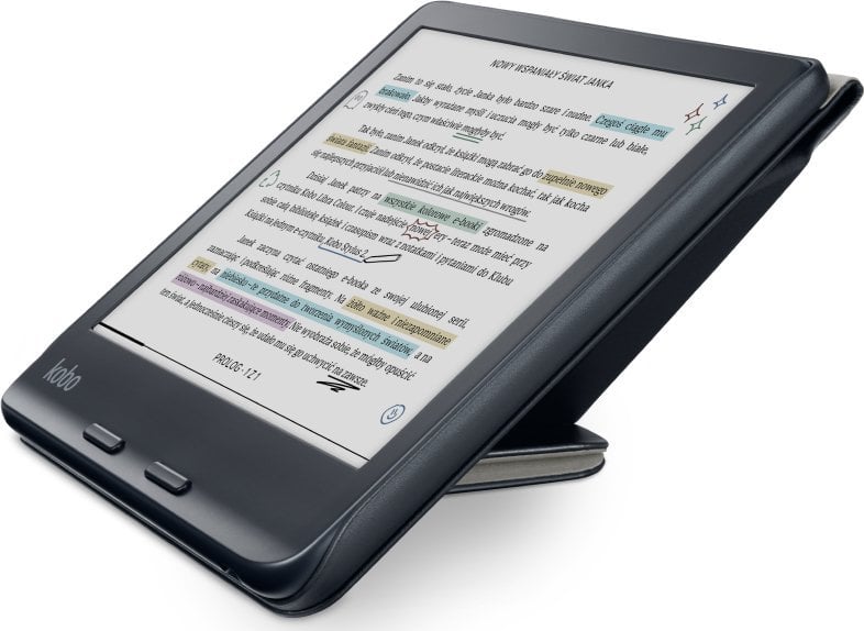 Këllëf Rakuten Kobo SleepCover për Libra Colour, 7", folio, i zi