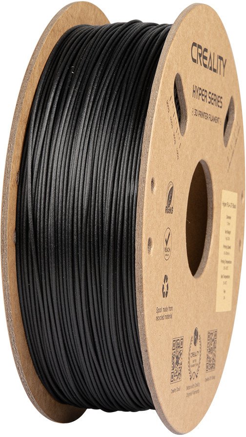 Филамент 3Д Creality Hyper PLA CF, 1.75mm, 1KG, црн