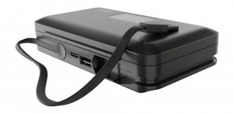 Karikues me ekran LCD Newell për Fujifilm NP-W126, powerbank, lexues kartele SD, i zi