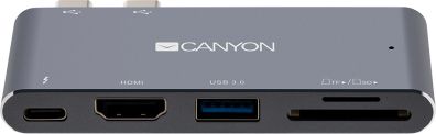 Docking station Canyon CNS-TDS05DG, HDMI 4K, i hirtë