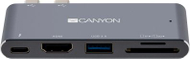 Docking station Canyon CNS-TDS05DG, HDMI 4K, i hirtë