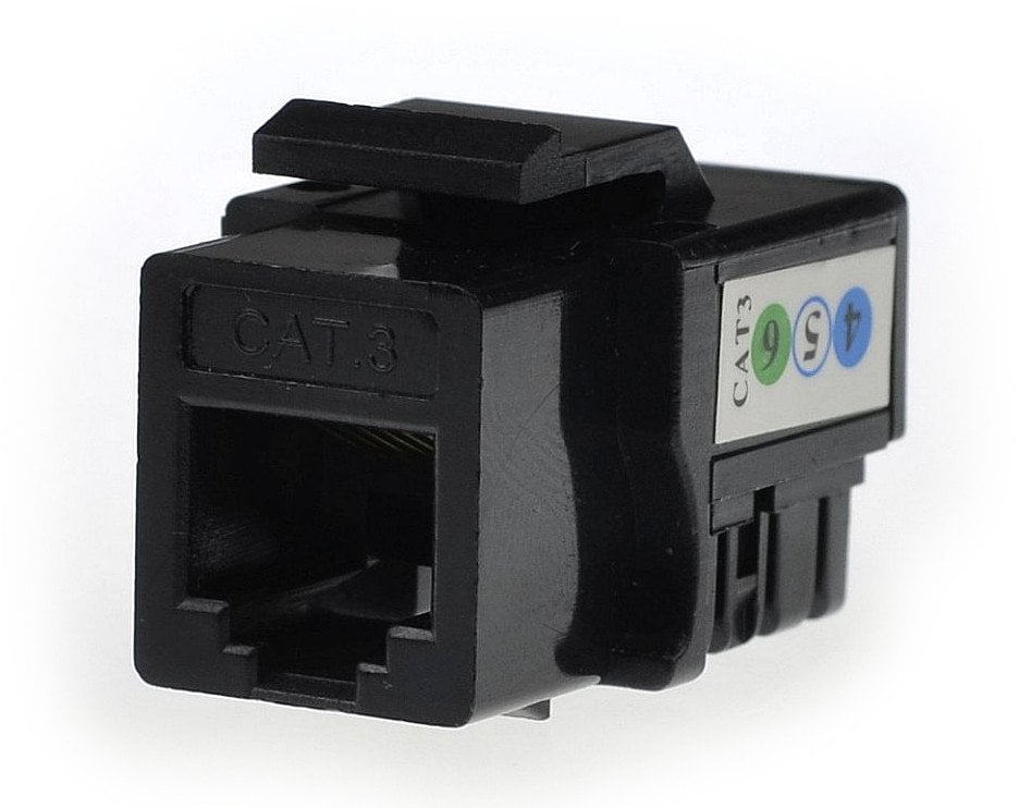 Modul telefonik Neku Keystone RJ12 6p6c, Cat.3, 45x45mm, i zi