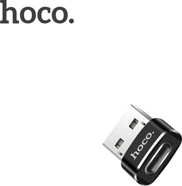 Adapter USB Hoco UA6, USB C në USB, i zi