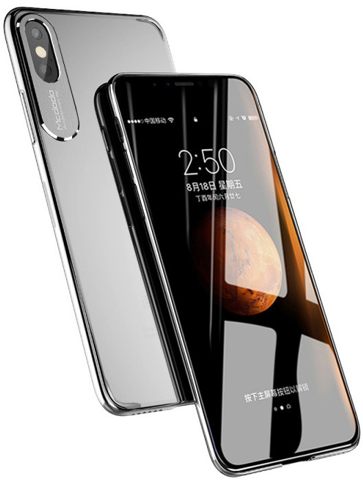 Mbrojtëse Mcdodo Alloy për iPhone X, transparente