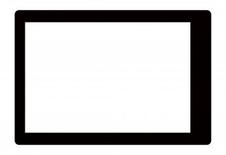 Mbrojtës ekrani GGS Osona LCD Larmor për Nikon Z 6III, xham optik, antireflektues, kornizë e zezë