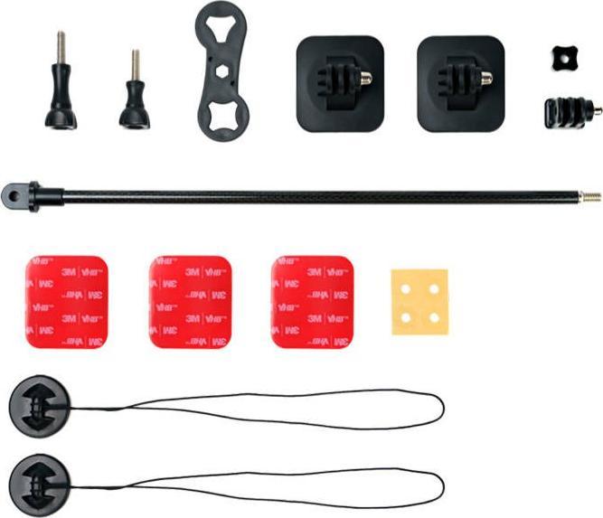 Mbajtës për kaskë Insta360 Unicorn Helmet Mount, për kamera Insta360, i zi