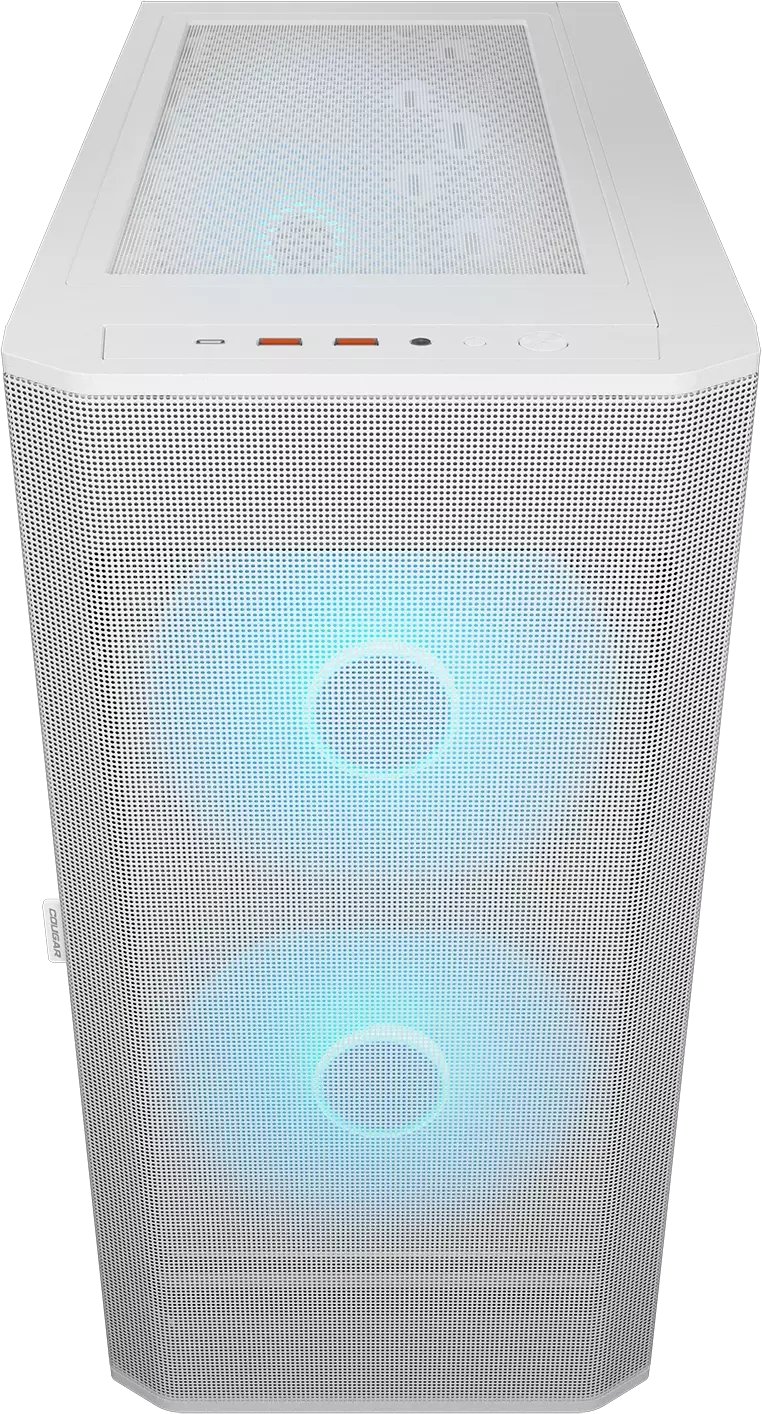 Kuti PC Cougar CGR-5YA6W-RGB, ATX E-ATX, xham i temperuar, e bardhë