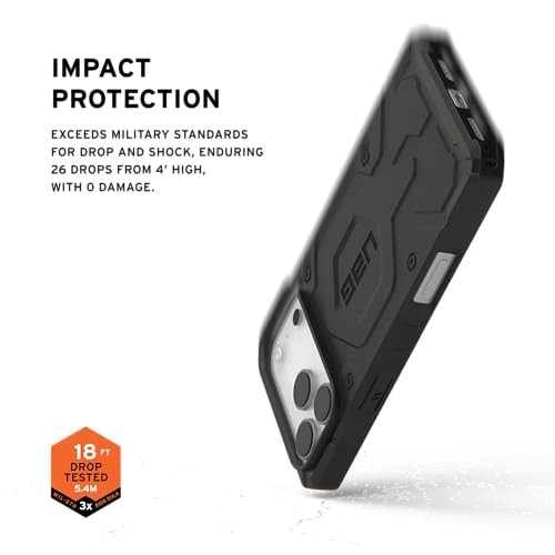 Mbulesë telefoni UAG Pathfinder për iPhone 17 Pro Max, kompatibile me MagSafe, e zezë