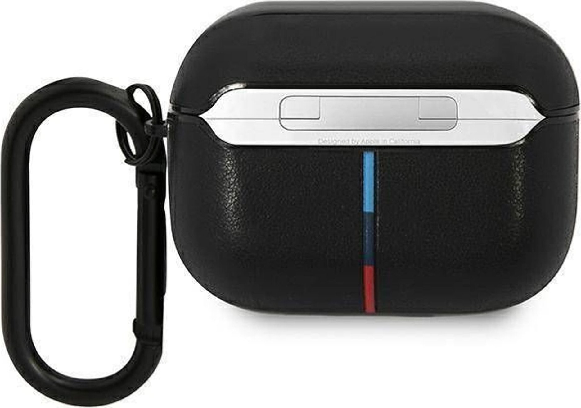 Mbulesë për kufje BMW Leather Curved Line, për AirPods Pro, lëkurë ekologjike, e zezë