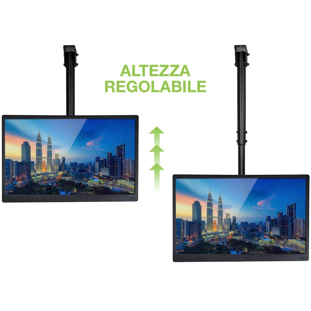 Mbajtëse tavani për TV Techly, 37-70", e zezë