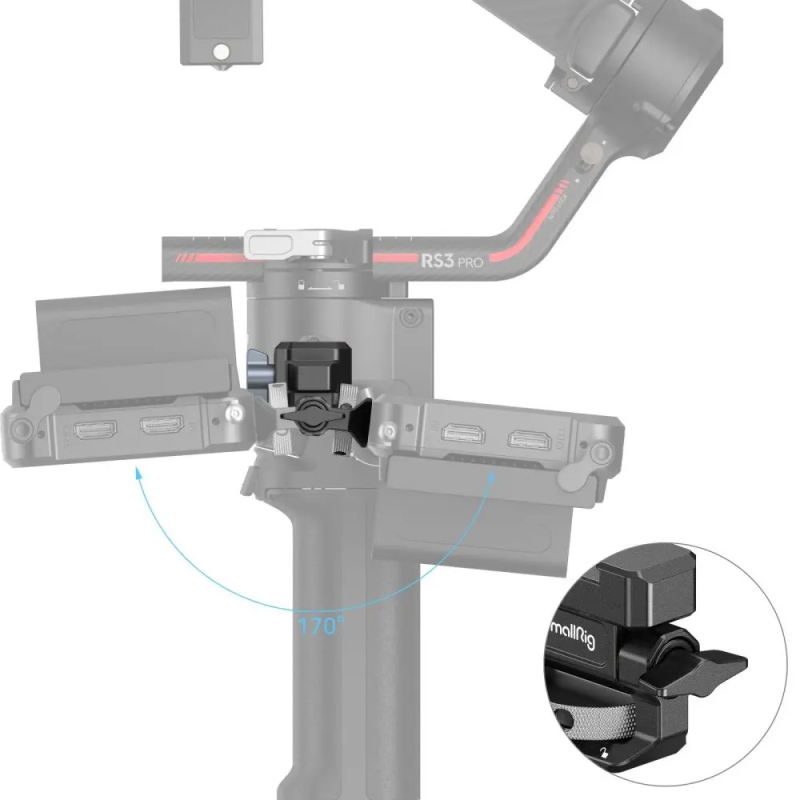 SmallRig Monitor Mount for DJI RS2/RSC2/RS3/RS3 Pro/RS 3 Mini/RS4 Pro