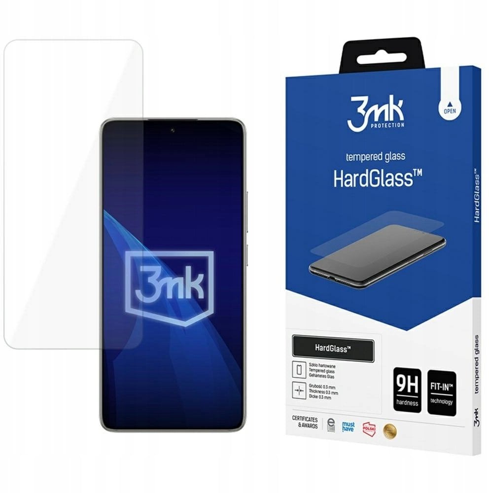 Xham mbrojtës 3MK HardGlass për Motorola Moto G86, 0.3mm, 9H, transparent