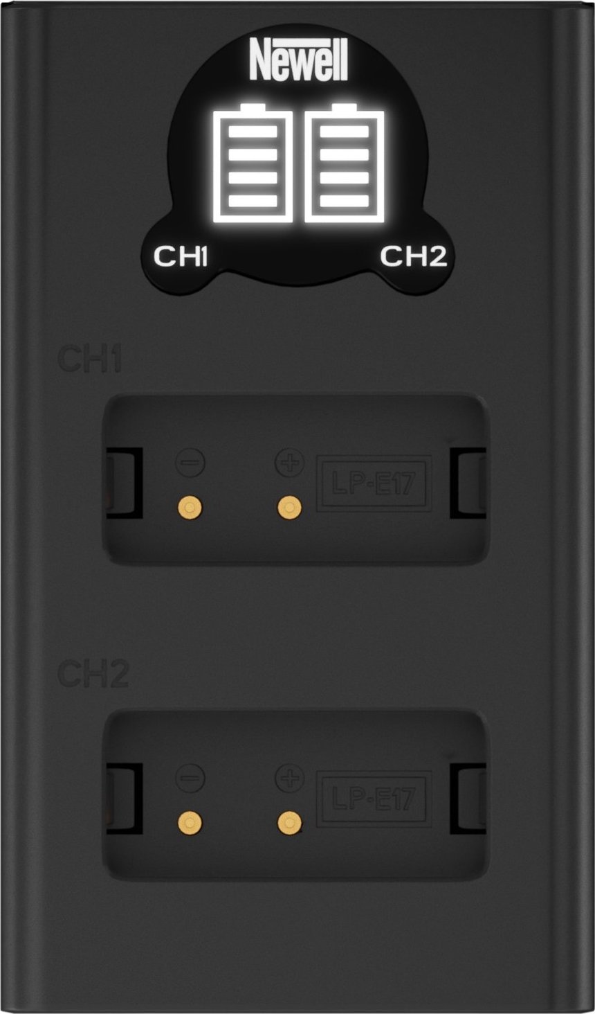 Set karikuesi dhe baterie Newell Xtra Power DL-USB-C LP-E17, për Canon