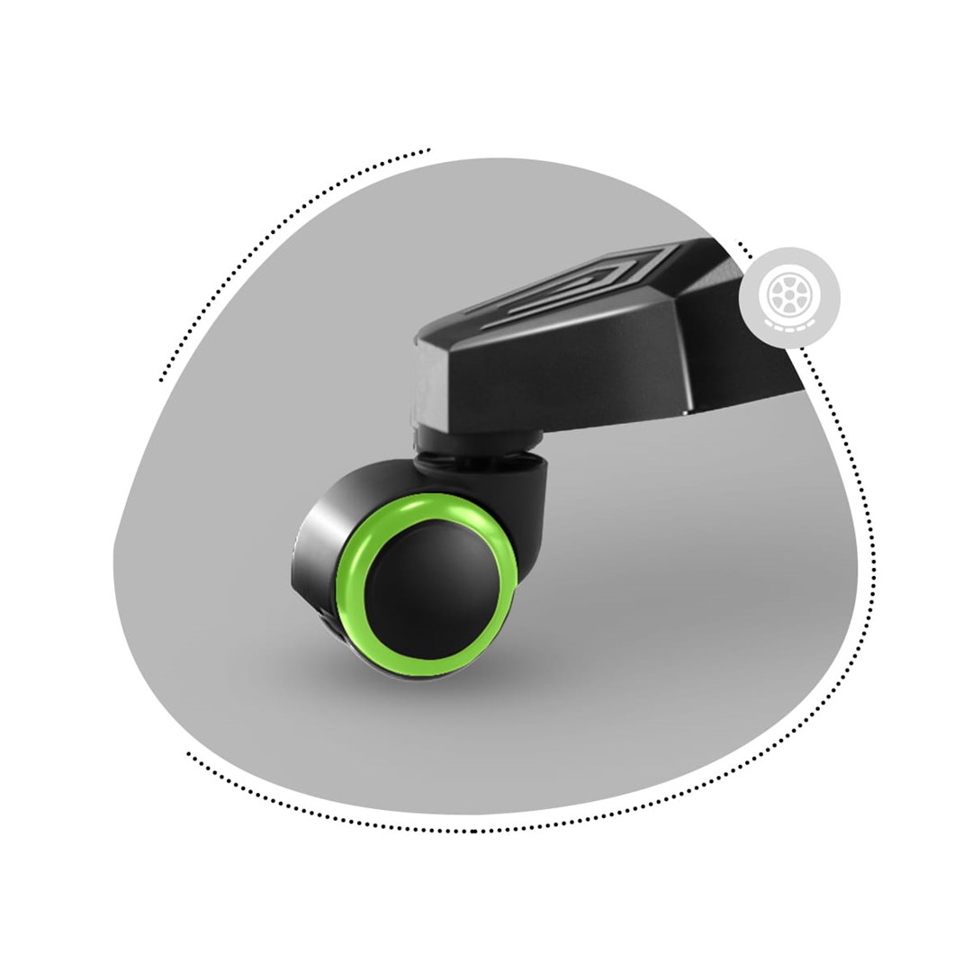 Karrige lojërash për fëmijë Huzaro Ranger 6.0 Pixel Mesh, 130 kg, 100-160 cm, e zezë