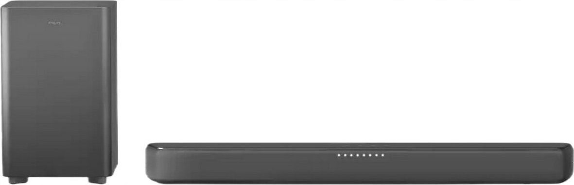 Soundbar Philips TAB5309-10, 2.1 kanale, subwoofer pa kabllo, gri e errët