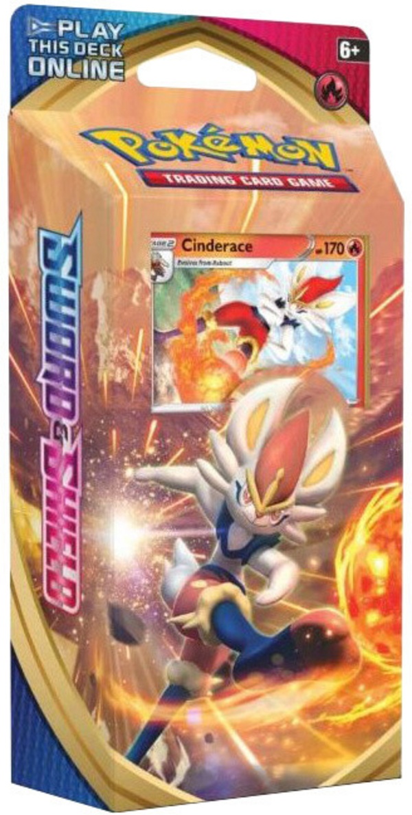 Lojë kartash Pokémon TCG: Sword and Shield - Cinderace (set fillestarësh)