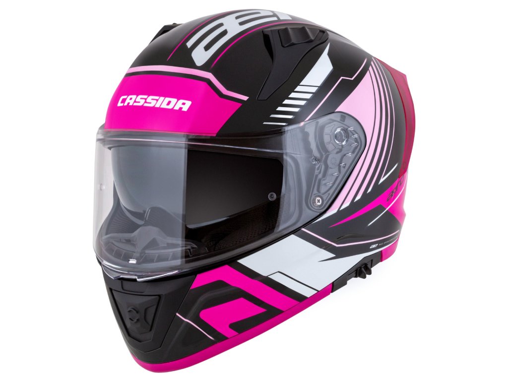 Helmë moto Cassida Aero Drome 1870, full face, polikarbonat, e zezë