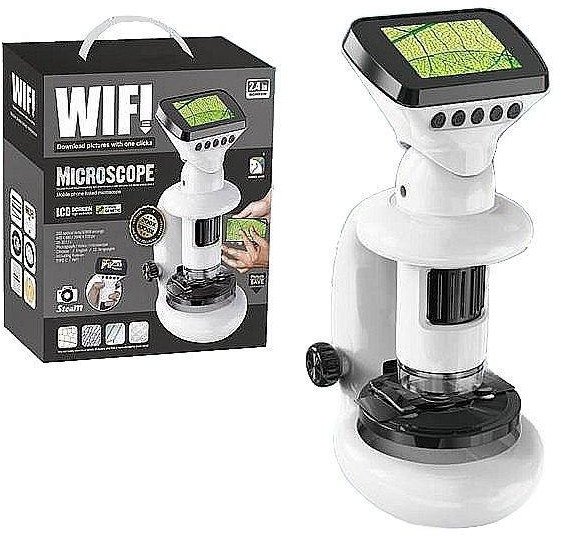 Микроскоп за деца ADAR, WiFi поврзување, пластика, шарен