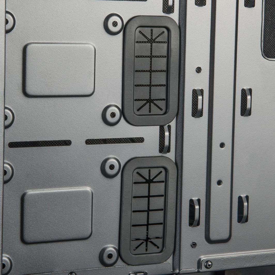 Kasë kompjuteri Modecom Oberon Pro Silent (AT-OBERON-PS-10-000000-0002), e zezë