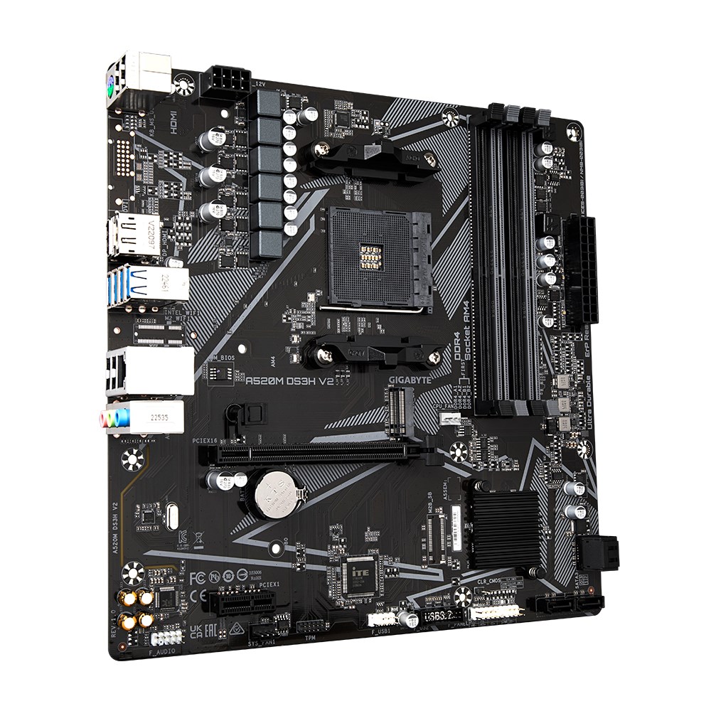Pllakë amë Gigabyte A520M DS3H V2 (rev. 1.0) Socket AM4 micro ATX