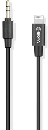 BOYA BY-M2 Омнидирекционален лавалие микрофон, Lightning, црн