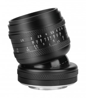 Objektiv AstrHori 50mm F1.4 Tilt, për Nikon Z Full Frame, i zi