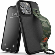 Mbajtëse telefoni Adidas OR Hand Strap Case, për iPhone 13 6.1" dhe 13 Pro 6.1", kamuflazh të zezë dhe jeshile