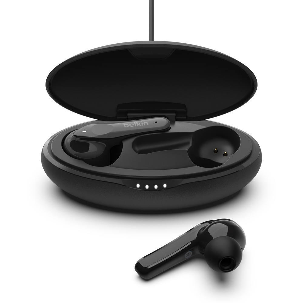 Слушалки Belkin SoundForm Move+ True Wireless Earbuds, црни