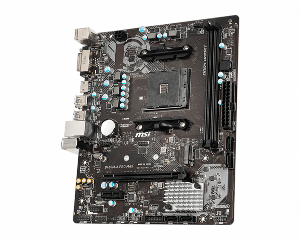 Матична плоча MSI B450M-A PRO MAX AMD B450 Socket AM4 micro ATX